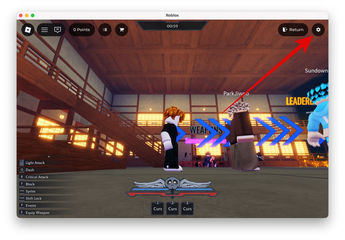 Culling Grounds Codes (April 2026) 2 Click the Settings icon
