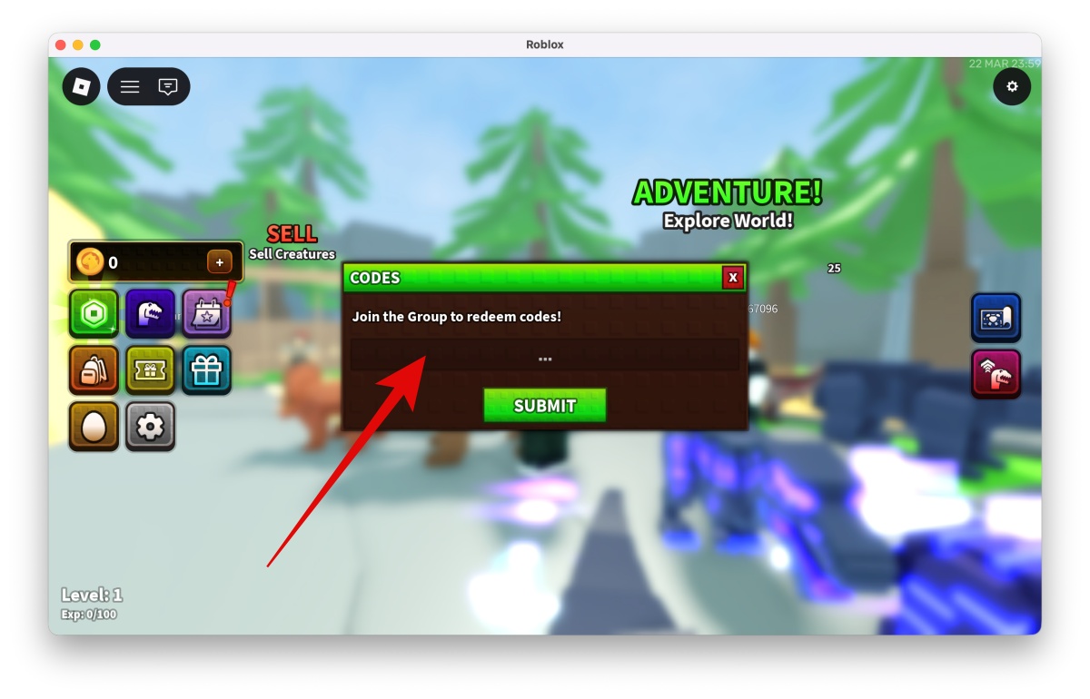 Go Catch Codes (April 2026): Free Cash, Dino Eggs & More 3 Type or paste a working code into the Code text box
