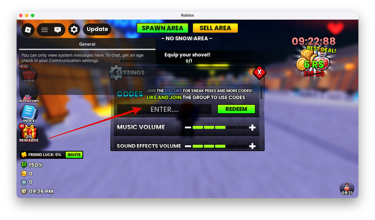 Type or paste your code into the Code text box