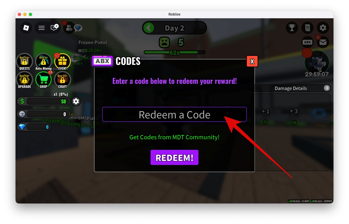Merge Tower Defense Codes (April 2026) 3 Type or paste your code into the field
