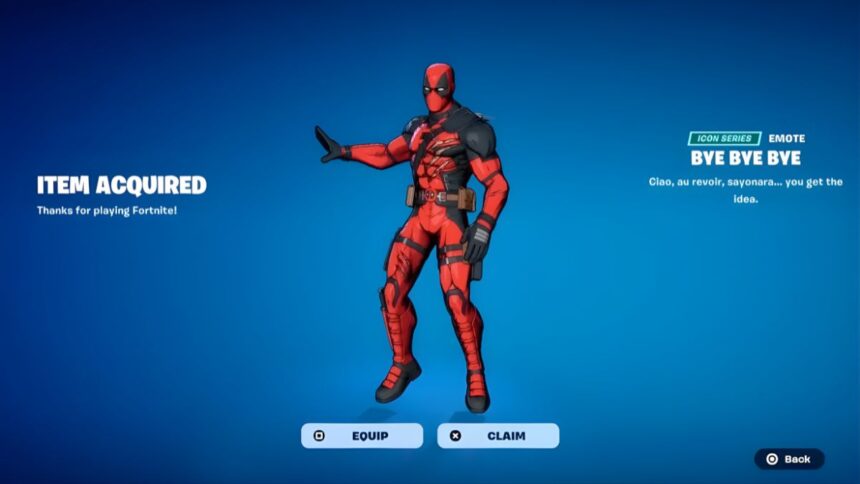 Fortnite's NSYNC 'Bye Bye Bye' Emote Could Be Gone Forever After Lawsuit 1 Fortnite’s NSYNC ‘Bye Bye Bye’ Dance Emote Might Be Gone For Good Thanks to a Copyright Lawsuit