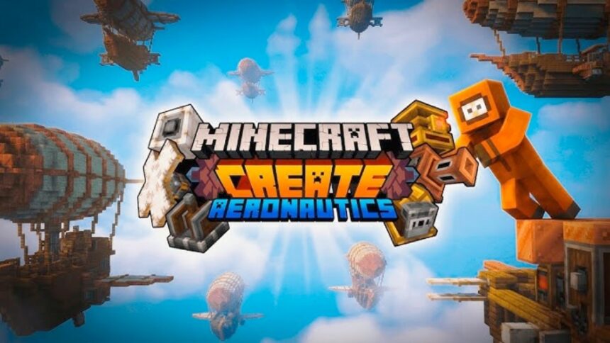 Minecraft Create Aeronautics Mod Lets You Build Working Planes, Airships, and Vehicles