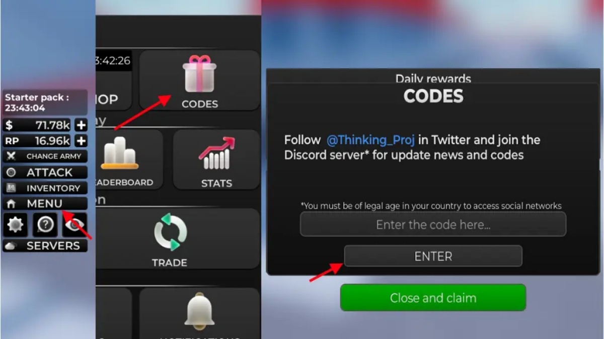 Noob Army Tycoon Codes