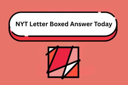 Today's NYT Letter Boxed Answer